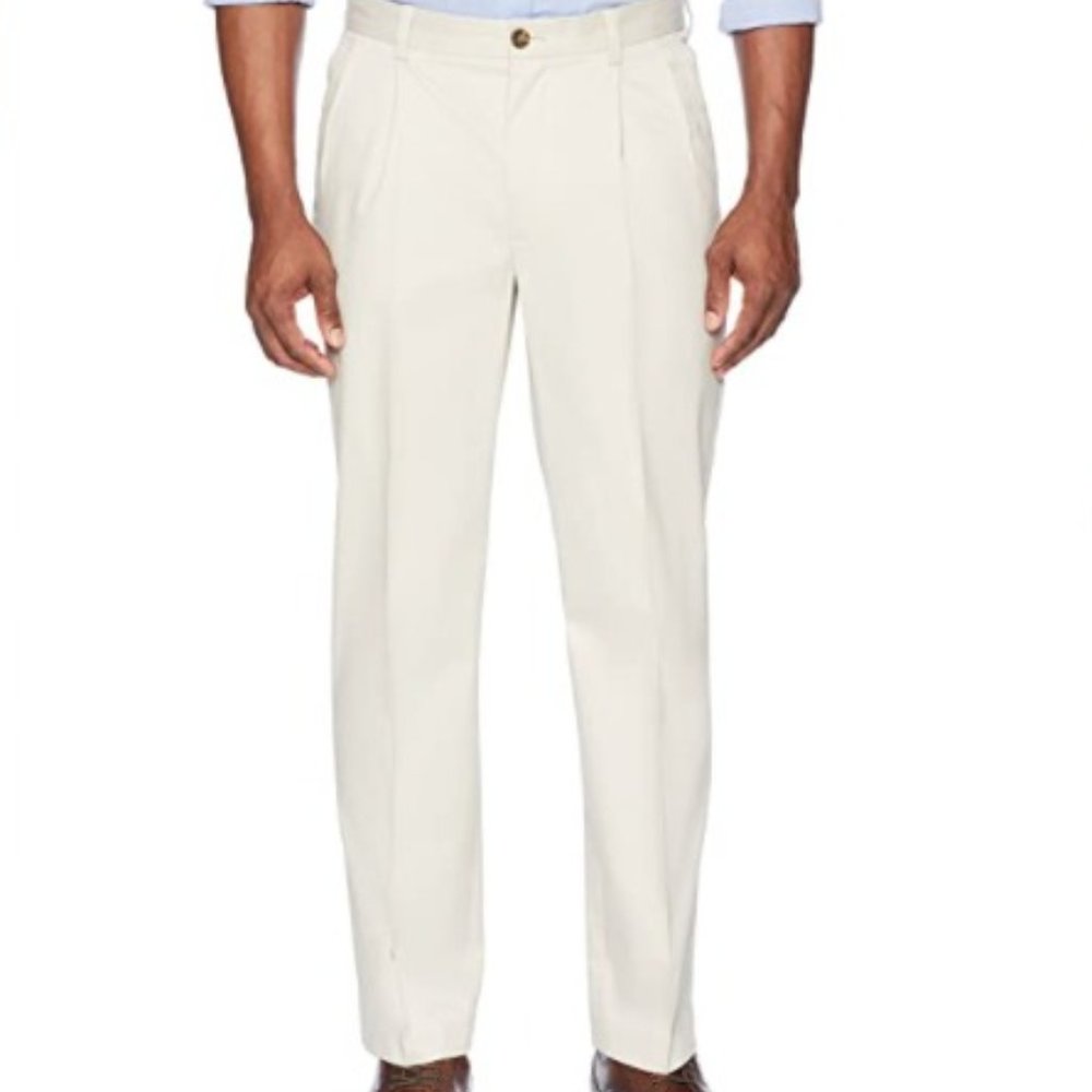 Buttoned Down Men's Relaxed Fit Pleated Dress Pant - Picture 1 of 3